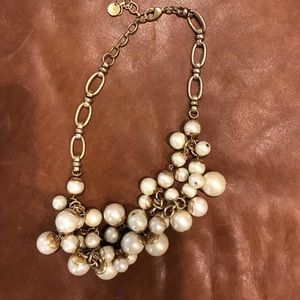 Stella and Dot Pearl statement necklace